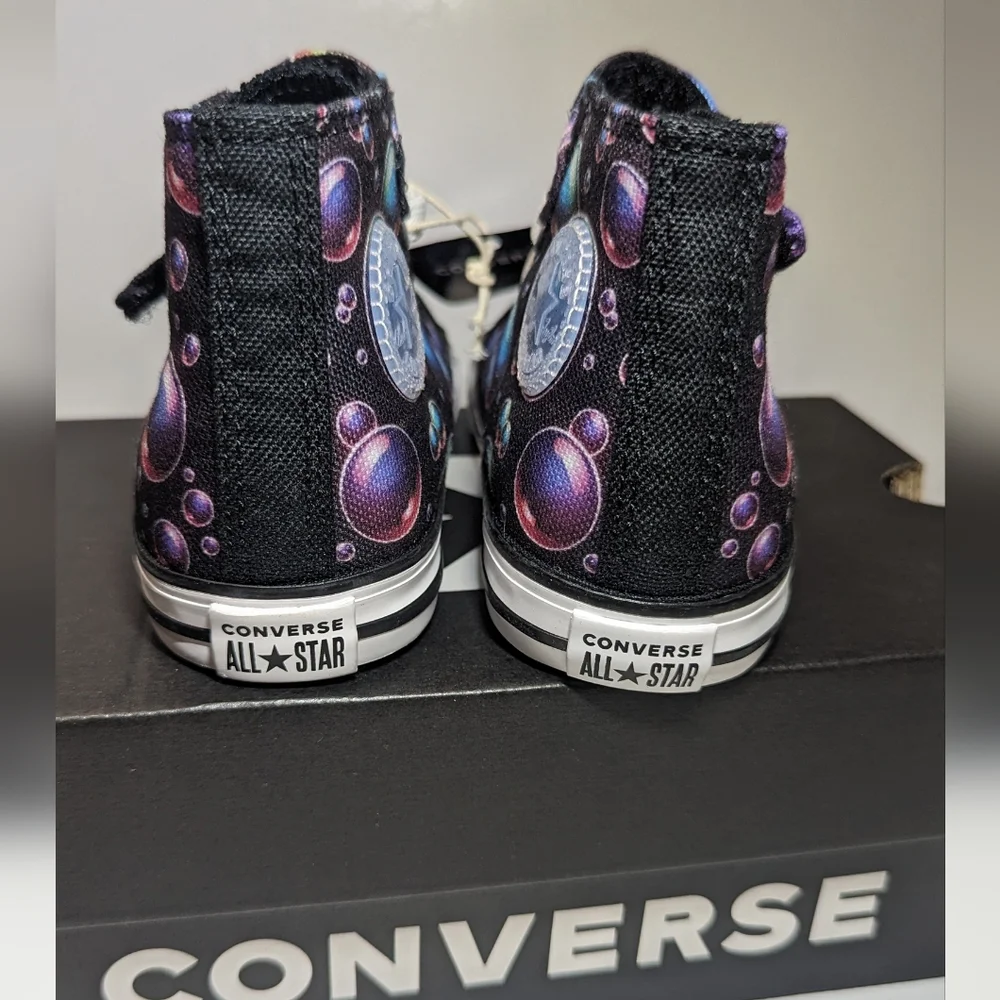 Converse Chuck Taylor All Star High Top Sneakers With Bubble Print Size 9 infant
